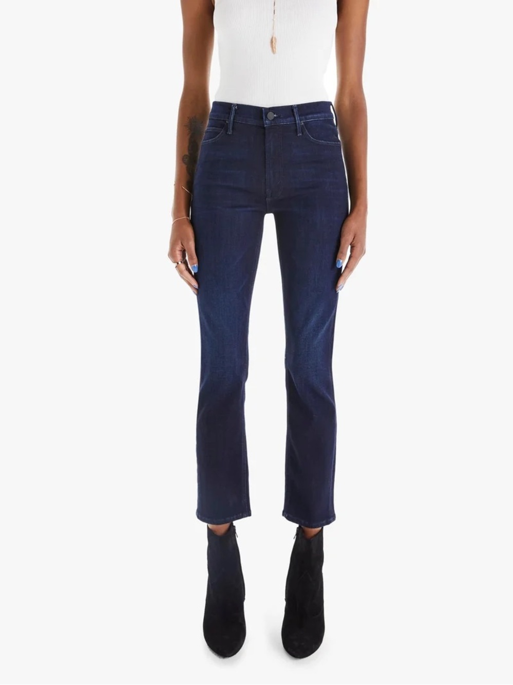MOTHER Denim The Mid Rise Dazzler Ankle Jeans Now or Never Women’s Size 28